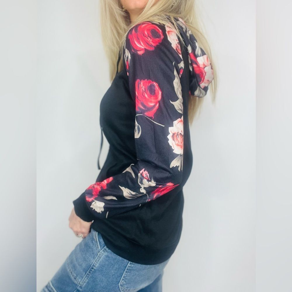 Floral printed Hoodie